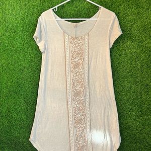 A small Aztec print dress